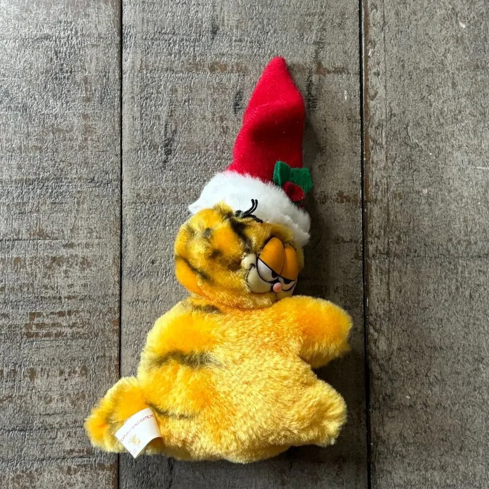 1981 Garfield Christmas Clip-On Dakin 3.5
